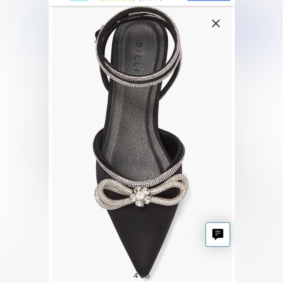 Billini Shoes - Billini Lainie Crystal Bow Flat